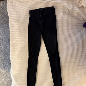 Abercrombie & Fitch Dark Wash Super Skinny Jeans
